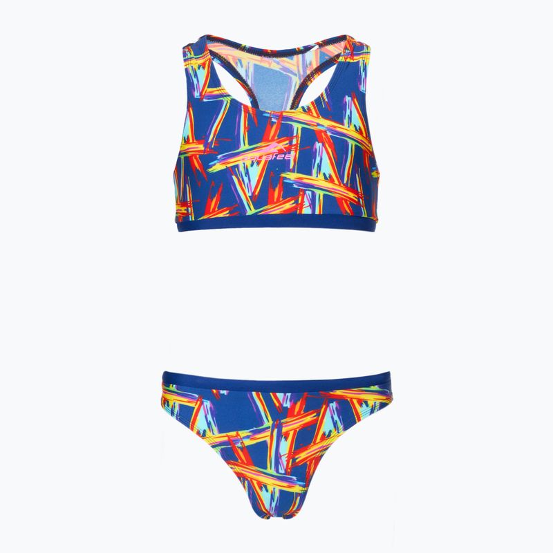 Detské dvojdielne plavky aquafeel Racerback colorful a