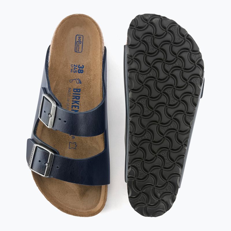 BIRKENSTOCK Arizona SFB LEOI Úzke modré obuv 9
