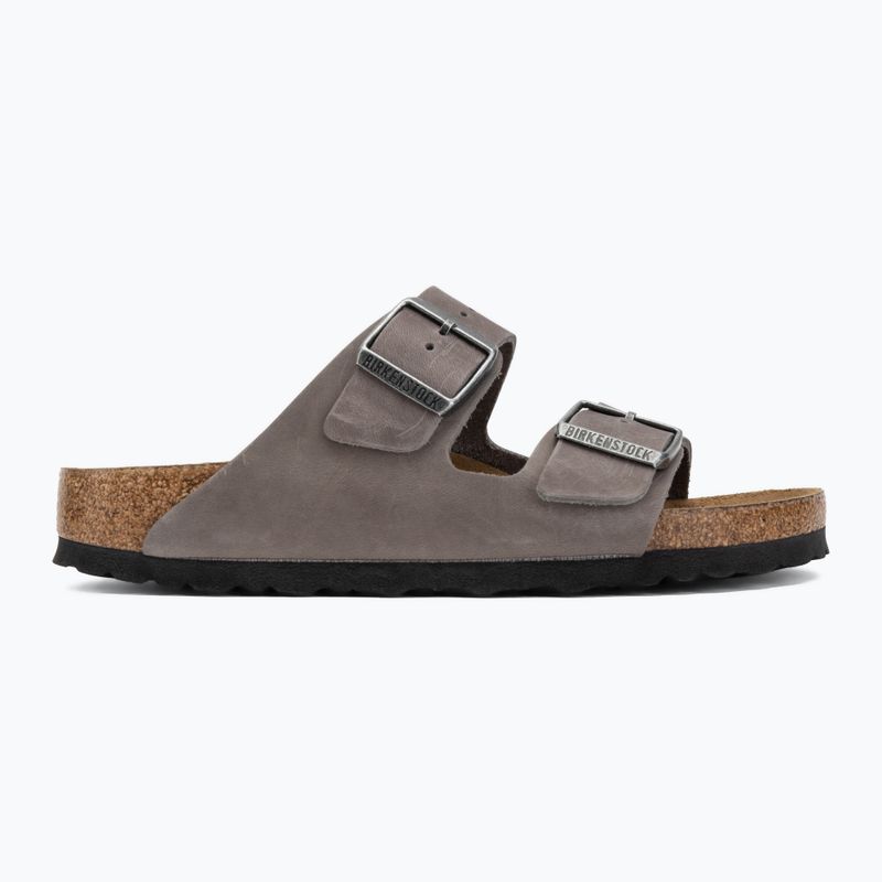 Šľapky BIRKENSTOCK Arizona Soft Footbed Oiled Leather Narrow iron 2