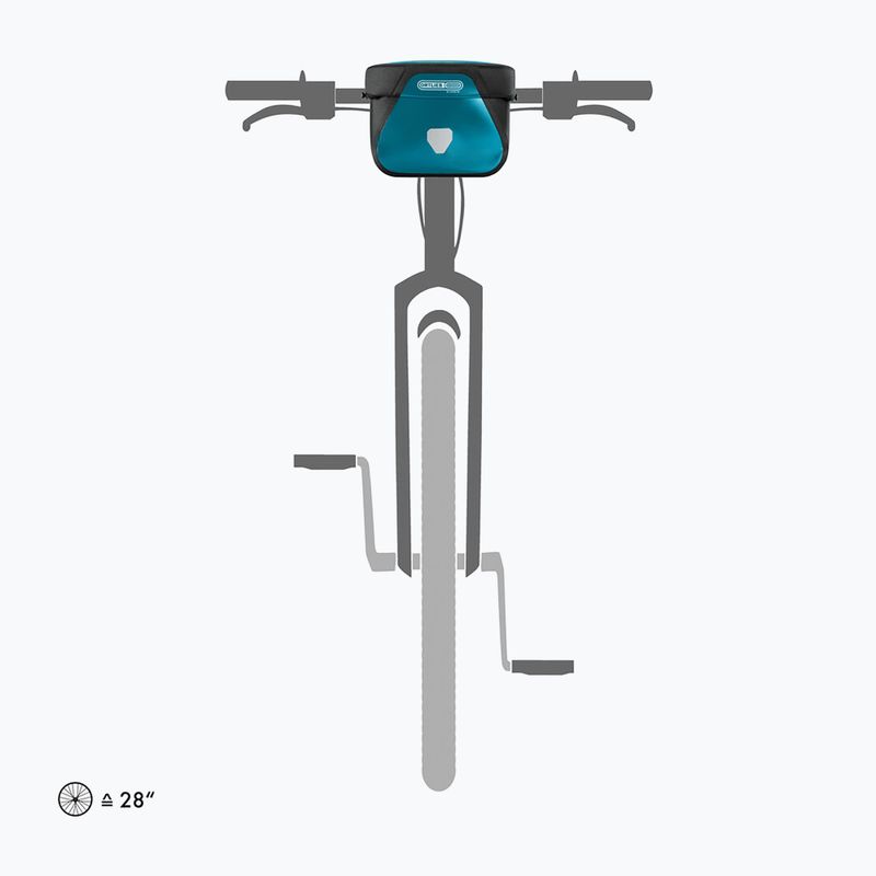 Cyklistická taška na riadidlá ORTLIEB Ultimate 6.5 l petrol/black 5