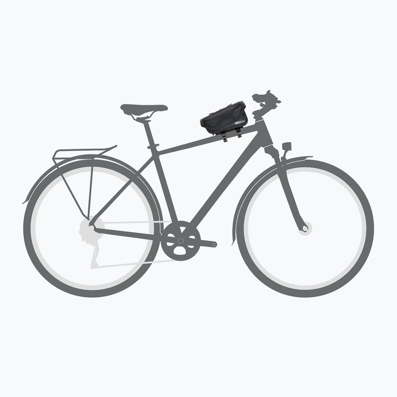 Taška s držiakom na telefón ORTLIEB Toptube-Bag 1,5 l čierna 12