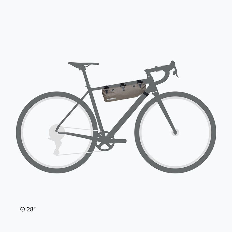 Taška na bicykel na rám ORTLIEB Frame-Pack RC Toptube 3 l dark sand 8