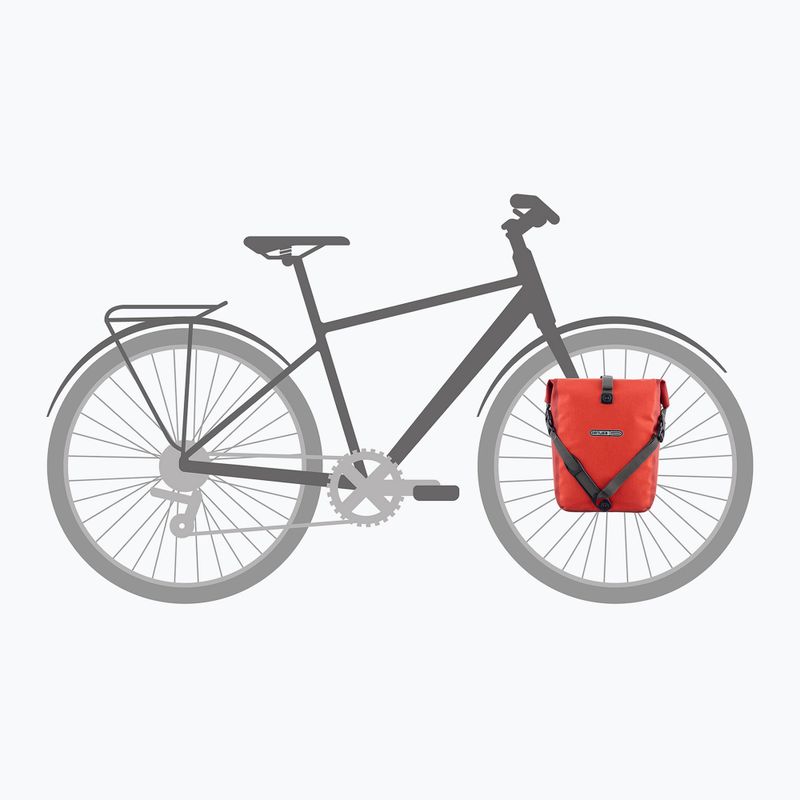 Taška na bicykel ORTLIEB Sport-Roller Plus 14,5 l salsa/tmavé chilli 8