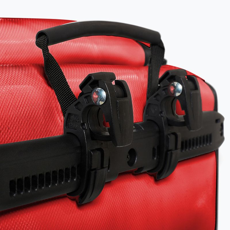 Taška na bicykel ORTLIEB Back-Roller Core 20 l červená/čierna 4