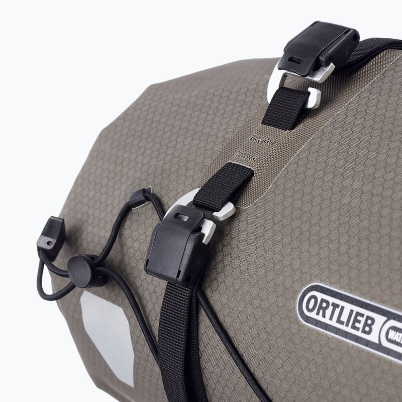 Taška na bicykel na riadidlá ORTLIEB Handlebar-Pack Flex 15 l dark sand 4