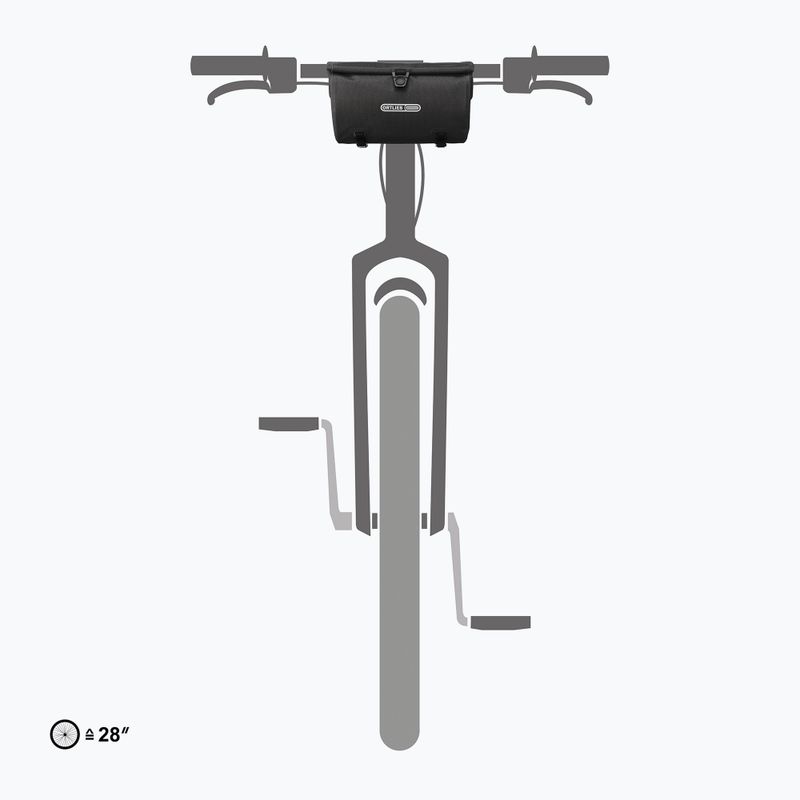Taška na riadidlá bicykla  ORTLIEB Velo-Sling 3 l čierna 9