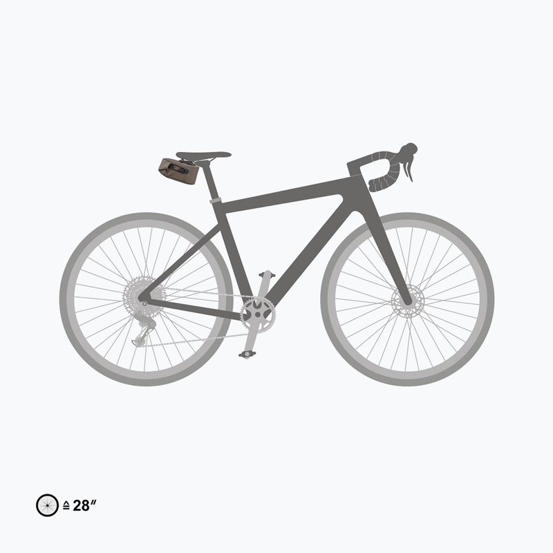 Cyklistická taška pod sedlo ORTLIEB Micro Two 0.8 l dark sand 7