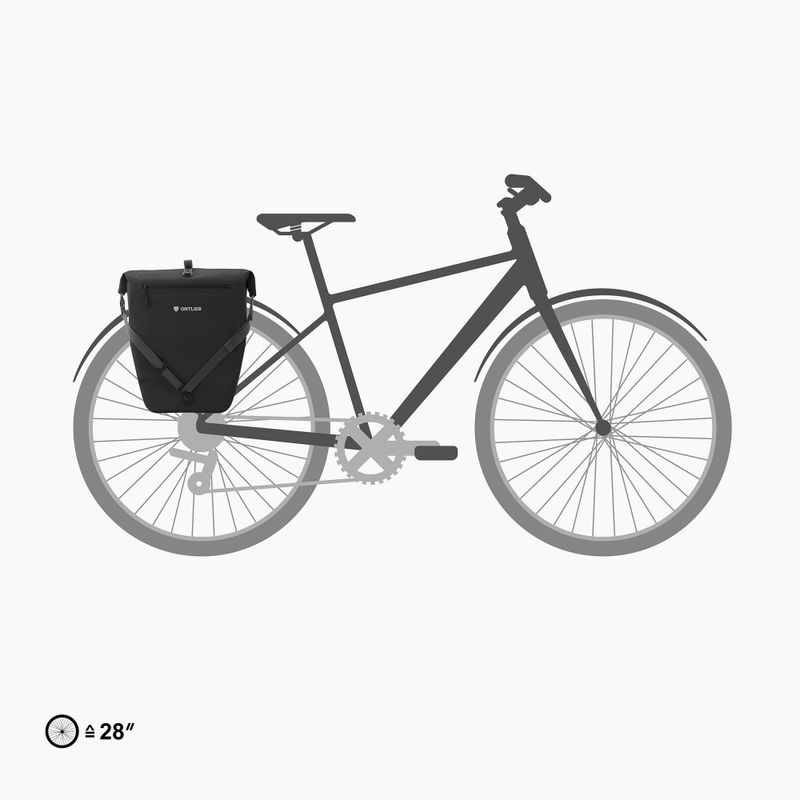 Brašna na bicykel Ortlieb Tylna Back-Roller Zip-Pocket Tidura Strong QL2.2 20L black 8