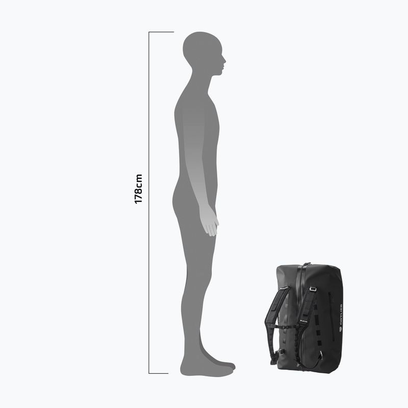 Cestovná taška Ortlieb Duffle Zip Tidura Strong 60L black 10