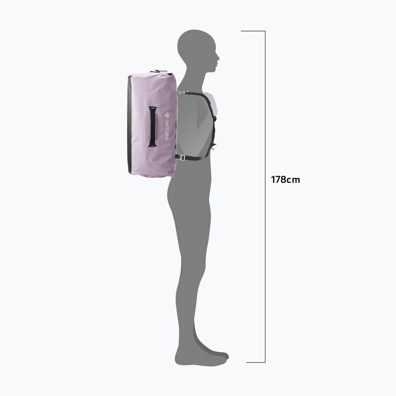 Cestovná taška Ortlieb Duffle Zip Tidura Strong 60L lavender 11