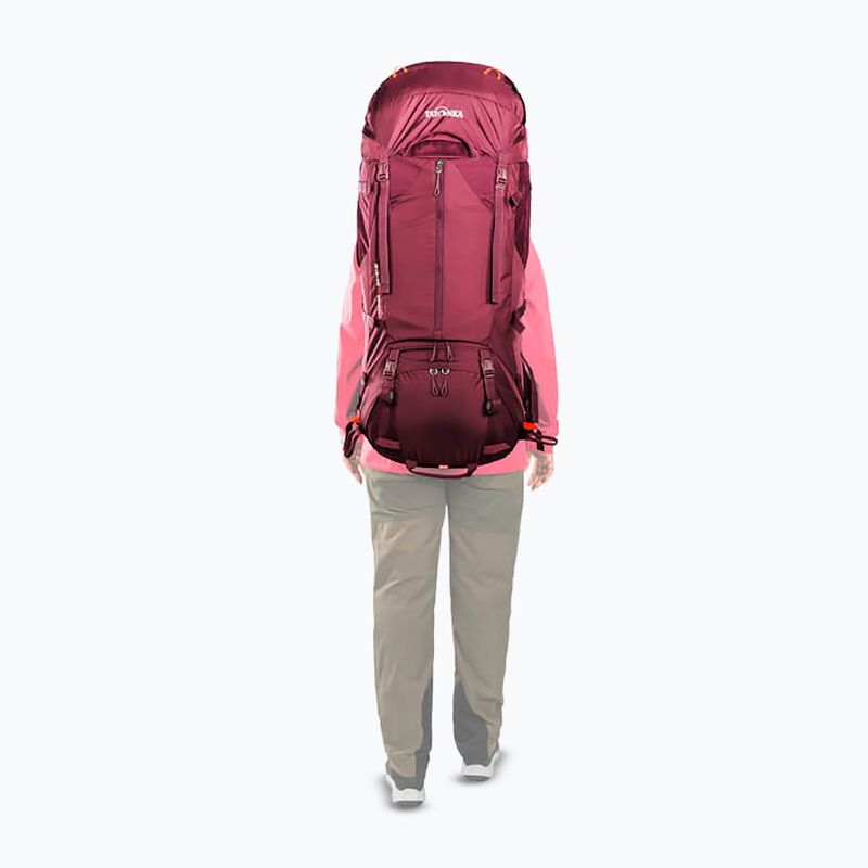 Dámsky trekingový batoh Tatonka Yukon X1 65 + 10 l bordeaux red 8