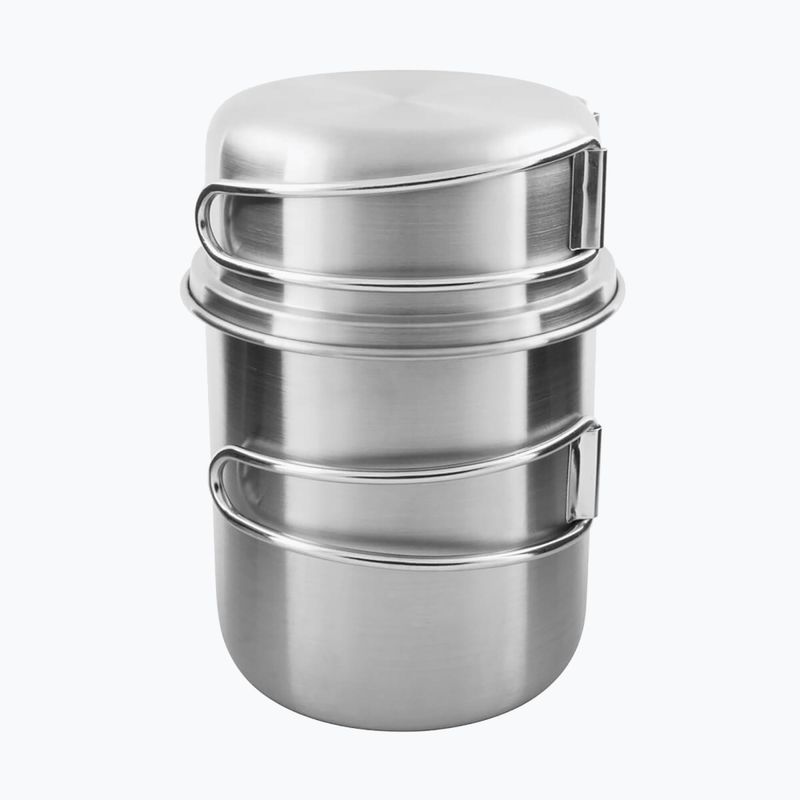 Súprava cestovného riadu Tatonka Handle Mug 600 ml steel