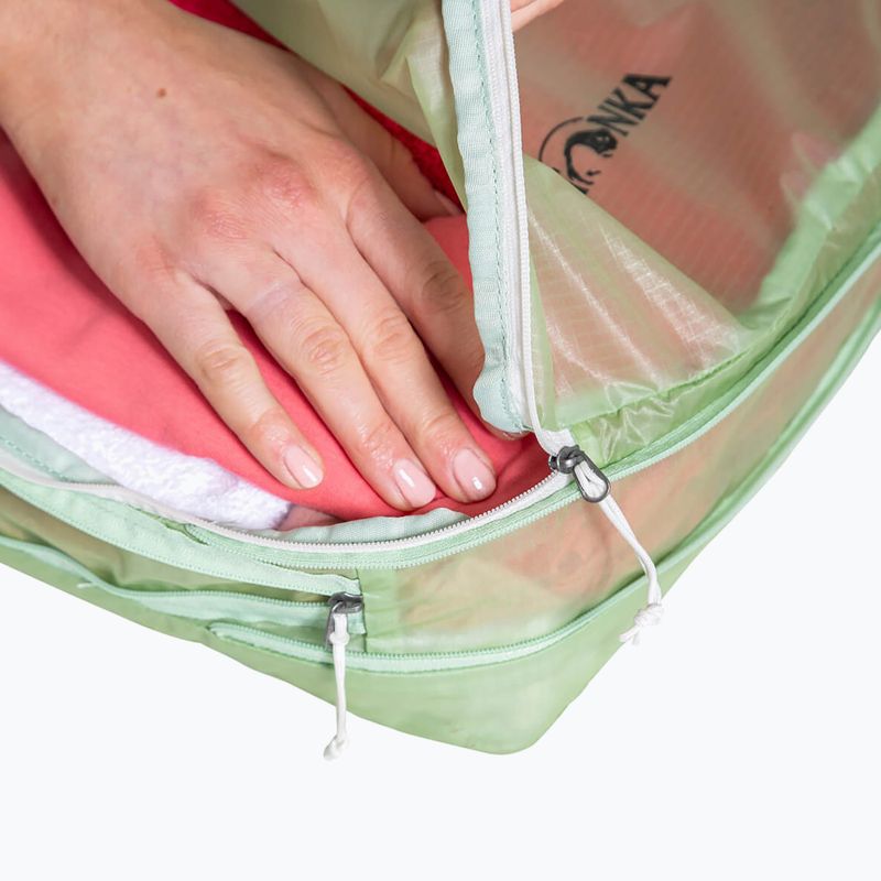 Cestovný organizér Tatonka SQZY Compression Pouch 10 l lighter green 6