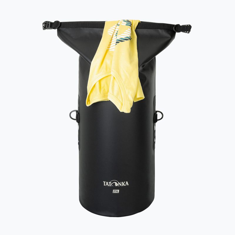 Nepremokavý vak Tatonka WP Waterproof Stuffbag 25 l black 4