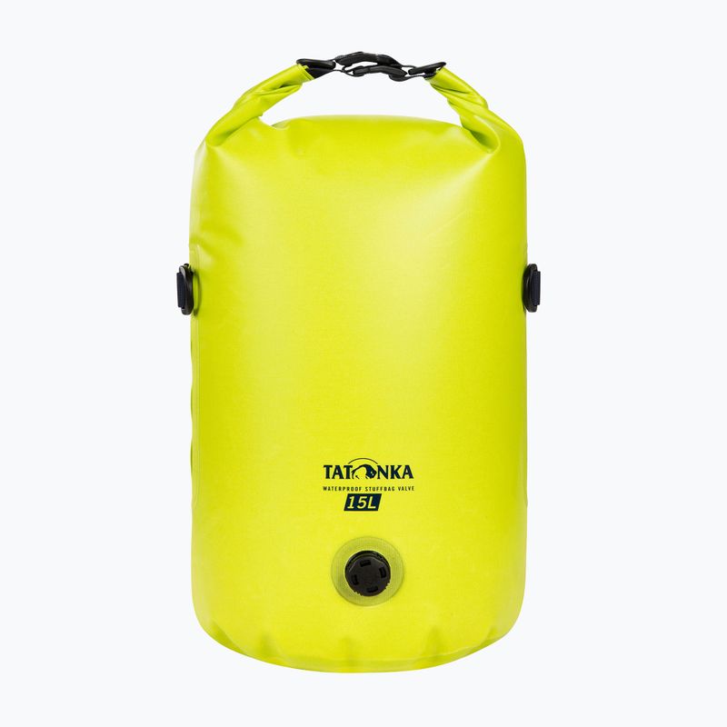 Nepremokavý vak Tatonka WP Waterproof Stuffbag Valve 15 l limetka