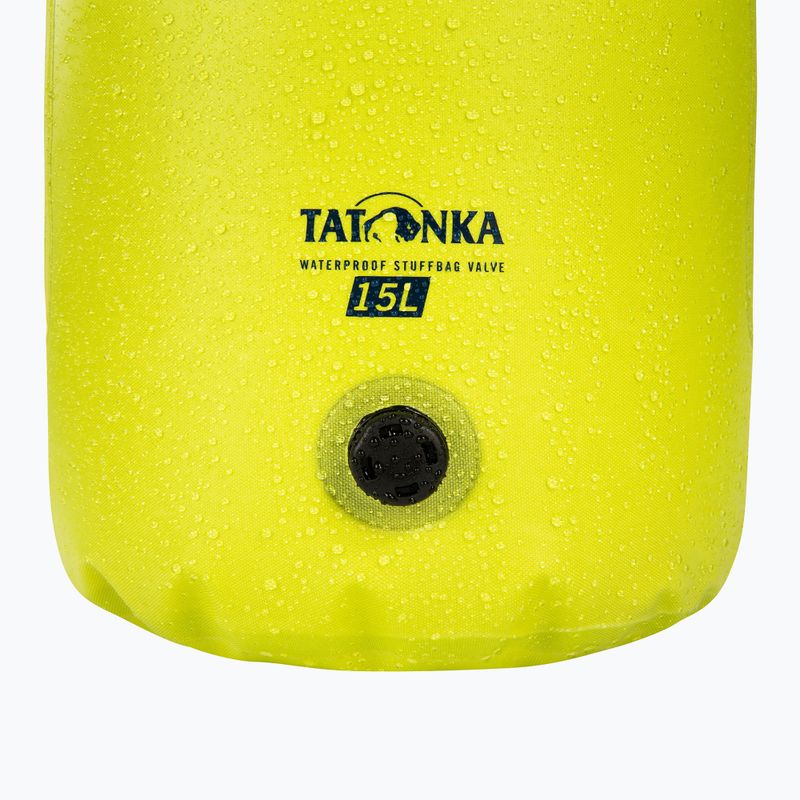 Nepremokavý vak Tatonka WP Waterproof Stuffbag Valve 15 l limetka 6