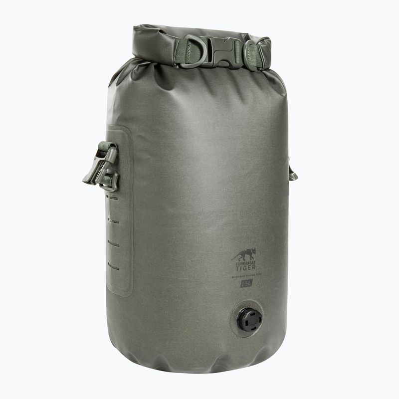 Vodeodolné vrecko Tasmanian Tiger Stuffbag WPV 15 l stone grey olive 2