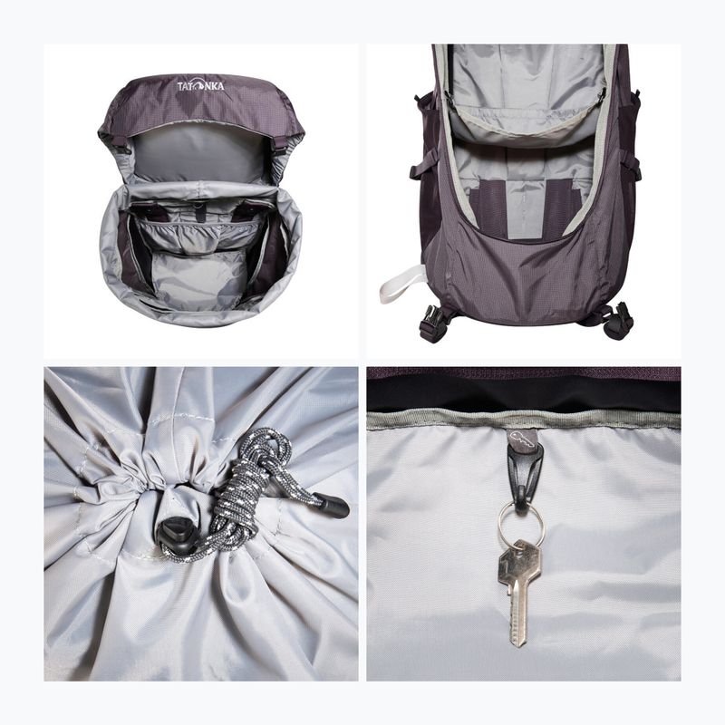 Dámsky trekingový batoh Tatonka Noras 55 + 10 l midnight plum 8