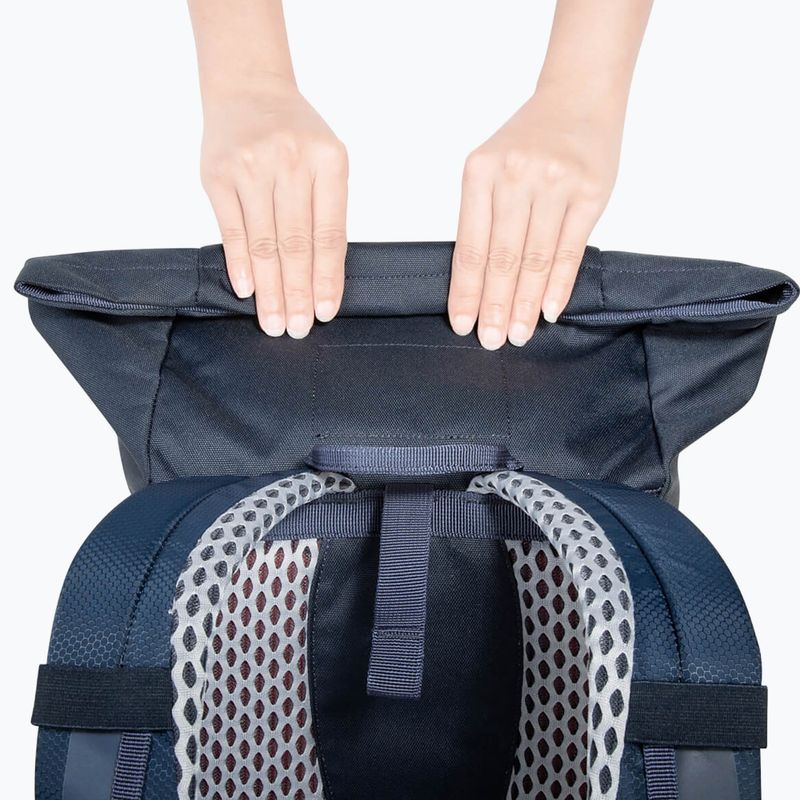 Detský mestský batoh Tatonka Rolltop Pack 14 l navy 9