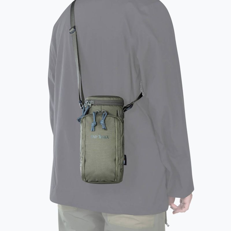 Obal na fľašu Tatonka Thermo Bottle Pouch 1 BC stone grey olive 12