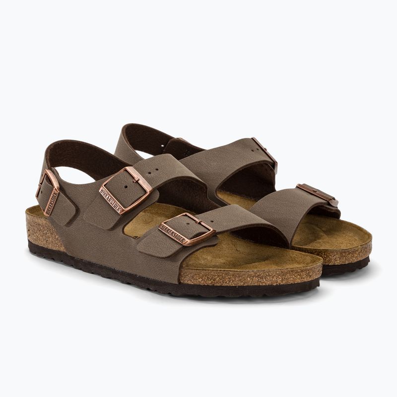 BIRKENSTOCK Milano BFBC Regular moka sandále 5
