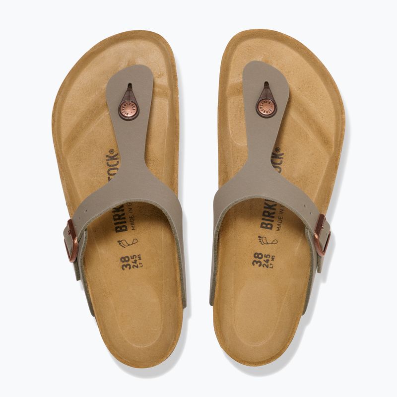 Žabky BIRKENSTOCK Gizeh Birkibuc stone 3