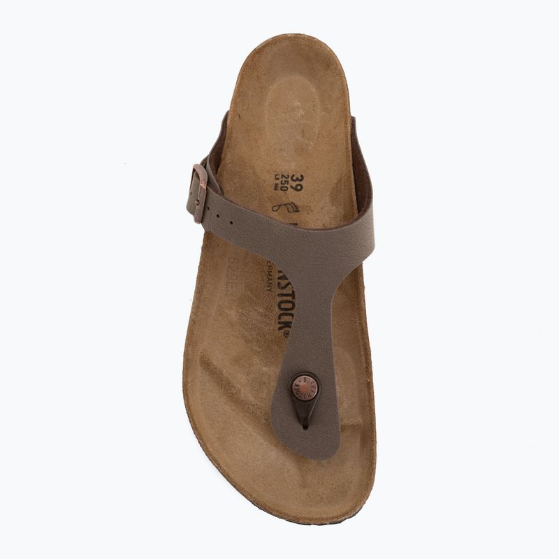 Žabky BIRKENSTOCK Gizeh Birkibuc mocca 5