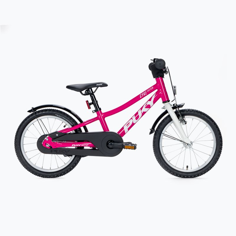Detský bicykel Puky CYKE 16-1 Alu ružovo-biely 4402