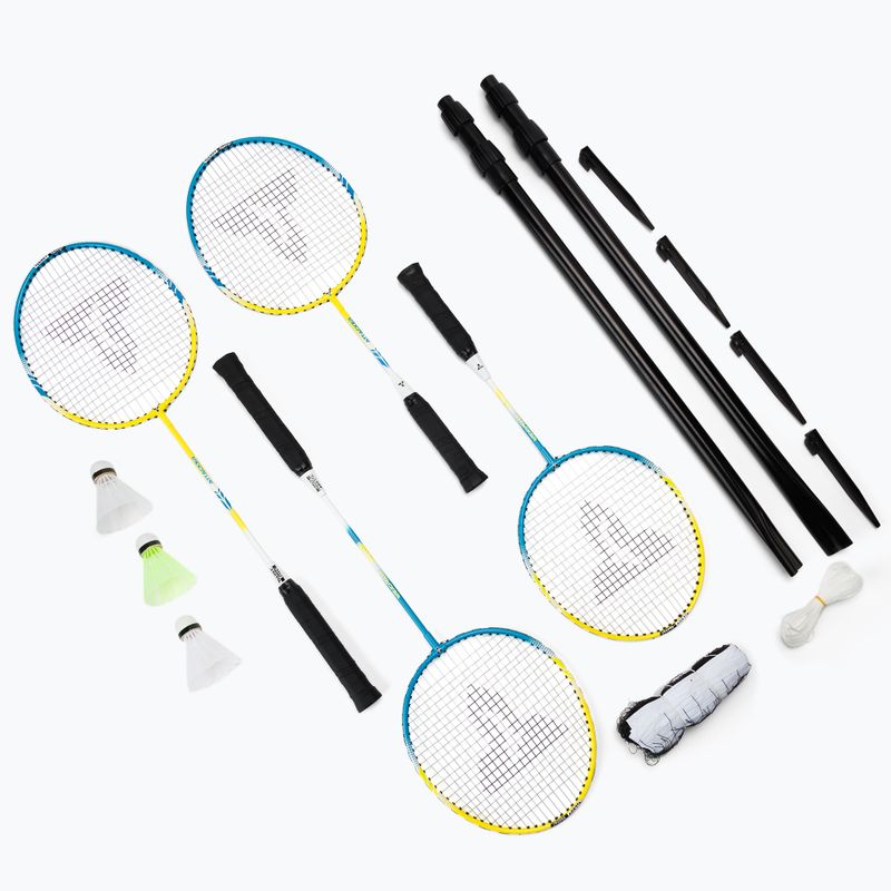 Rodinný bedmintonový set Talbot-Torro modrý 449407