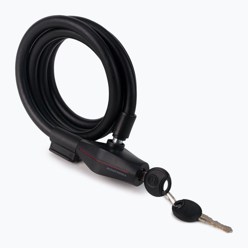 Trelock Sk 312/180/12 špirálový zámok na bicykel čierny TR-8005365 2
