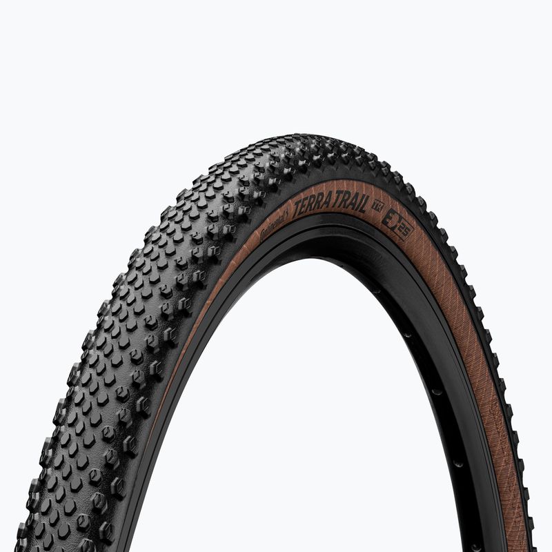 Cyklistická pneumatika  Continental Terra Trail SW 700 x 45C black/brown