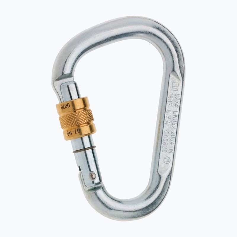Lezecká karabína EDELRID Steel HMS Screw silver