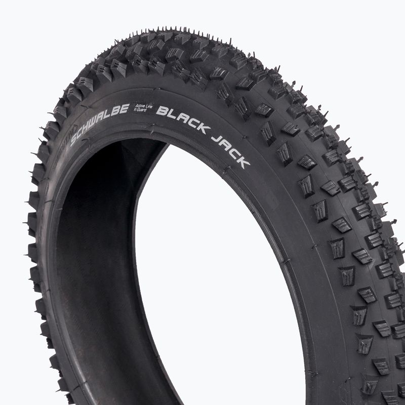 Plášť na bicykel  SCHWALBE Black Jack K-Guard Black N Roll 18 x 1.90 black 2