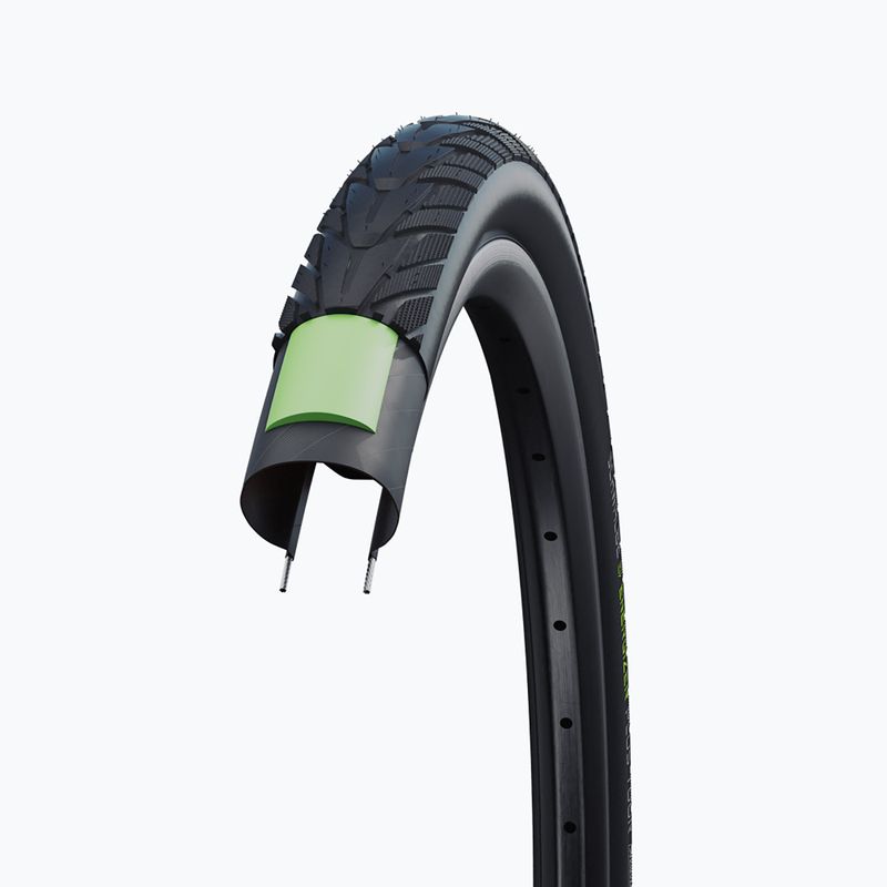Plášť na bicykel  SCHWALBE Energizer Plus Green Guard Addix E 28 x 2.00 black reflex 5