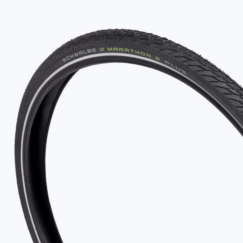 SCHWALBE Marathon E-Plus Smart Dualguard Addix E wire čierna reflexná cyklistická pneumatika