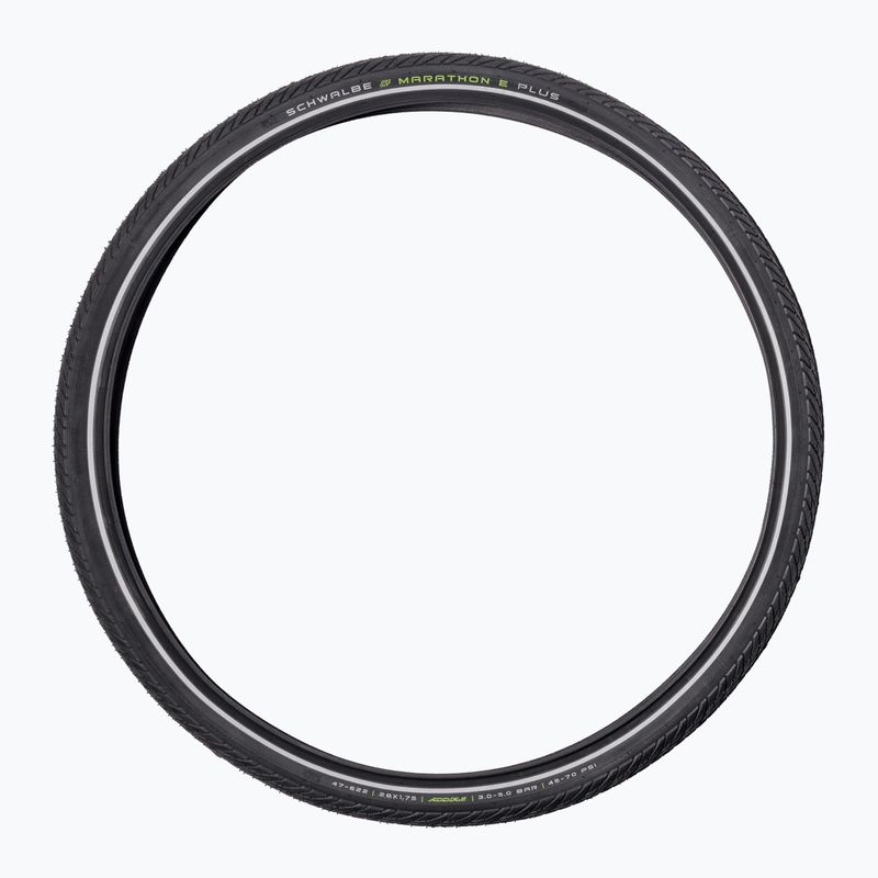 SCHWALBE Marathon E-Plus Smart Dualguard Addix E wire čierna reflexná cyklistická pneumatika 3