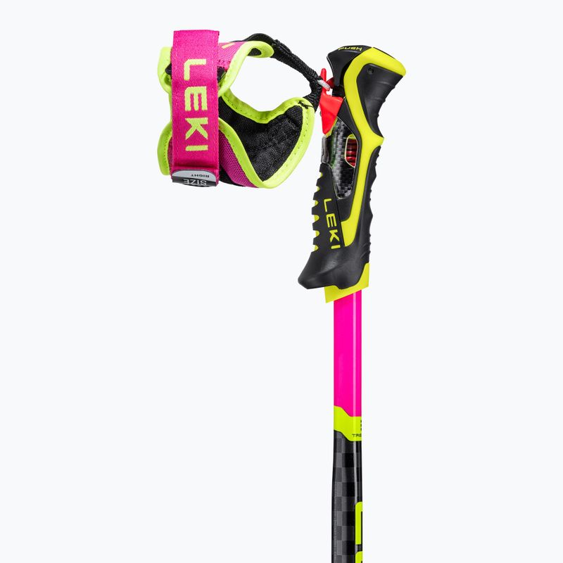 Lyžiarske palice LEKI WCR TBS SL 3D neon pink/black/neon yellow 3
