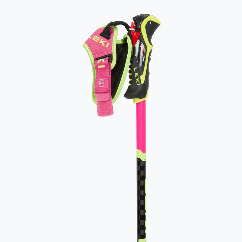 Lyžiarske palice LEKI Venom SL 3D neon pink/black/neon yellow 2