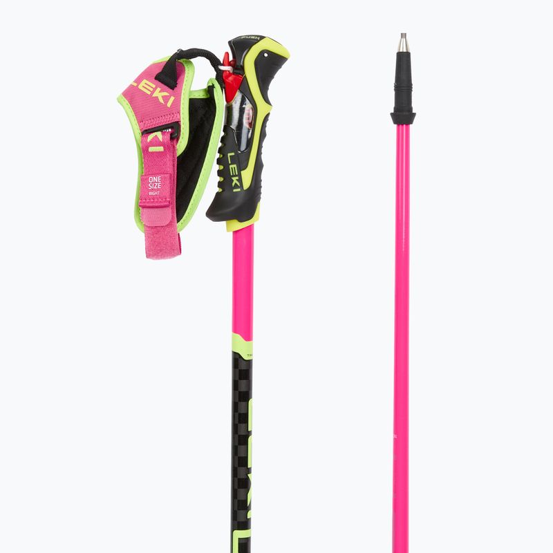 Lyžiarske palice LEKI Venom SL 3D neon pink/black/neon yellow 3