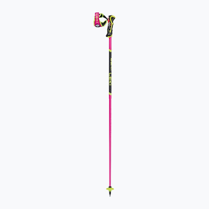 Lyžiarske palice LEKI Venom SL 3D neon pink/black/neon yellow 2