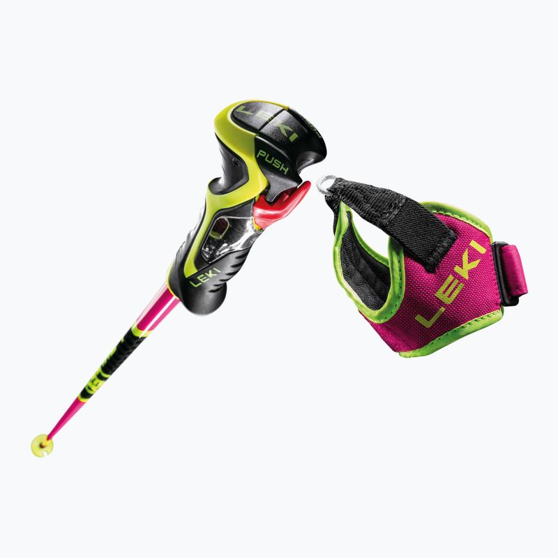 Lyžiarske palice LEKI Venom SL 3D neon pink/black/neon yellow 4