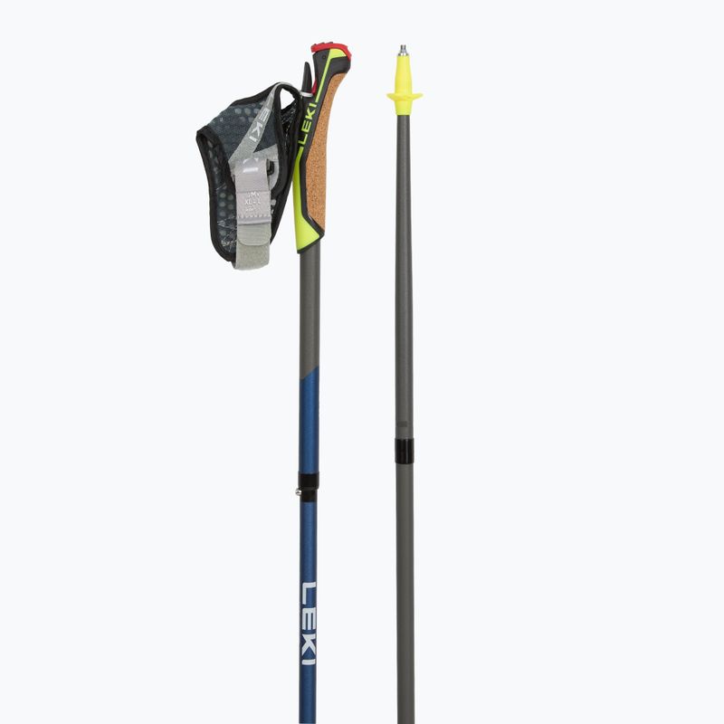 Palice na nordic walking LEKI Traveller FX.One Carbon tmavomodro-strieborné 6532582111 3