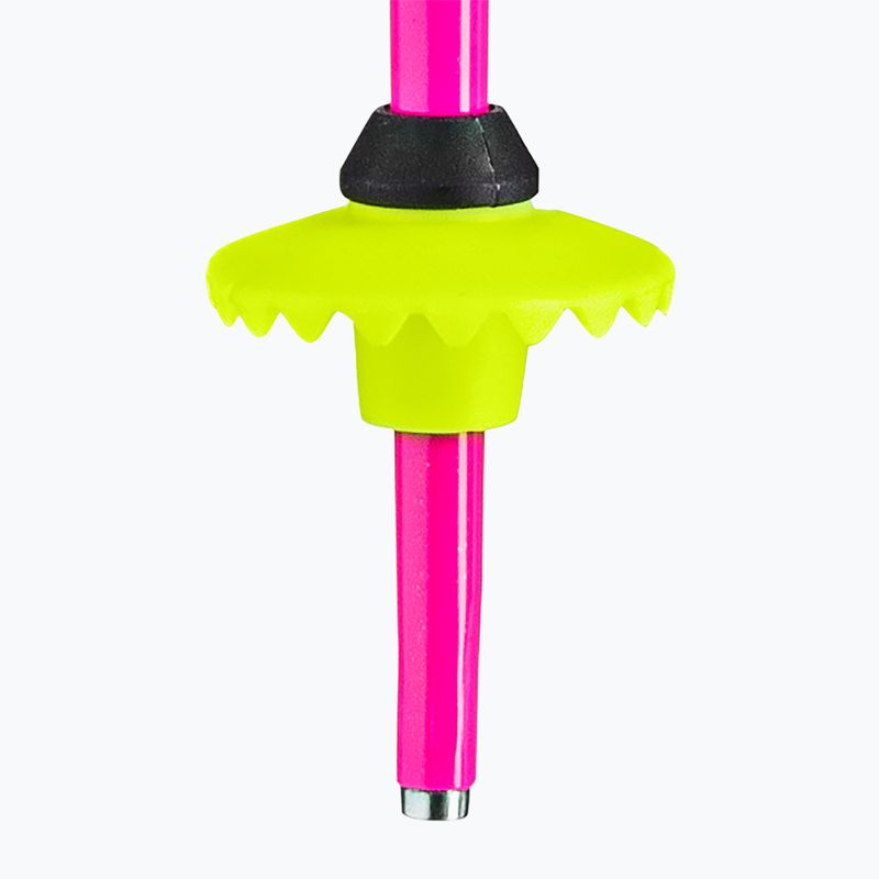 Lyžiarske paličky dziecięce LEKI Racing neon pink/ black/ neon yellow 4