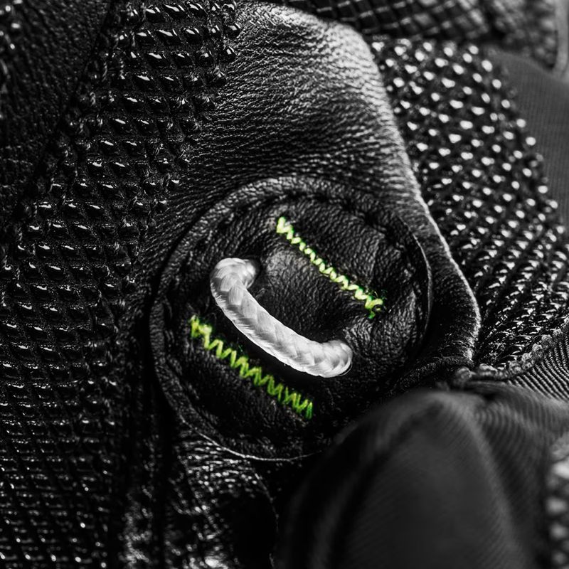 Pánske lyžiarske rukavice LEKI WCR Coach 3D Mitt black/ice lemon 7