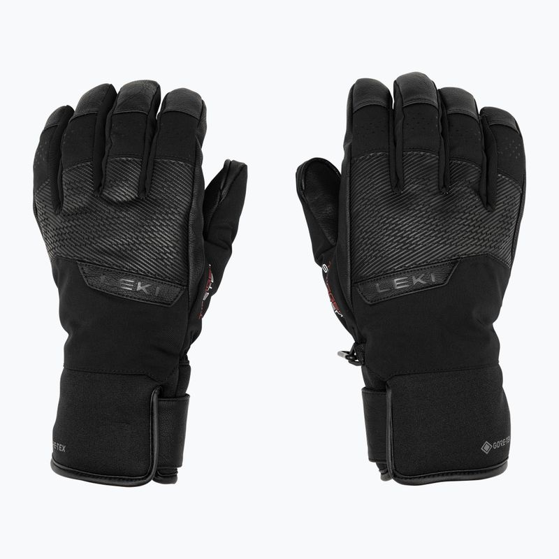 Pánske lyžiarske rukavice LEKI Performance 3D GTX black 3