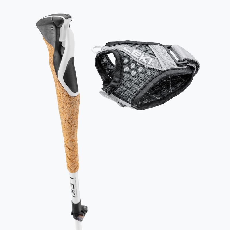 Trekingové palice LEKI Cross Trail FX Superlite white/bright red/black 5