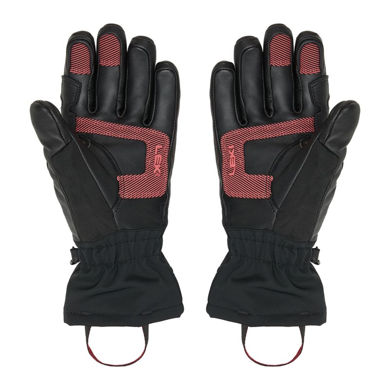 Dámske lyžiarske rukavice LEKI Griffin Base 3D black/rose 2