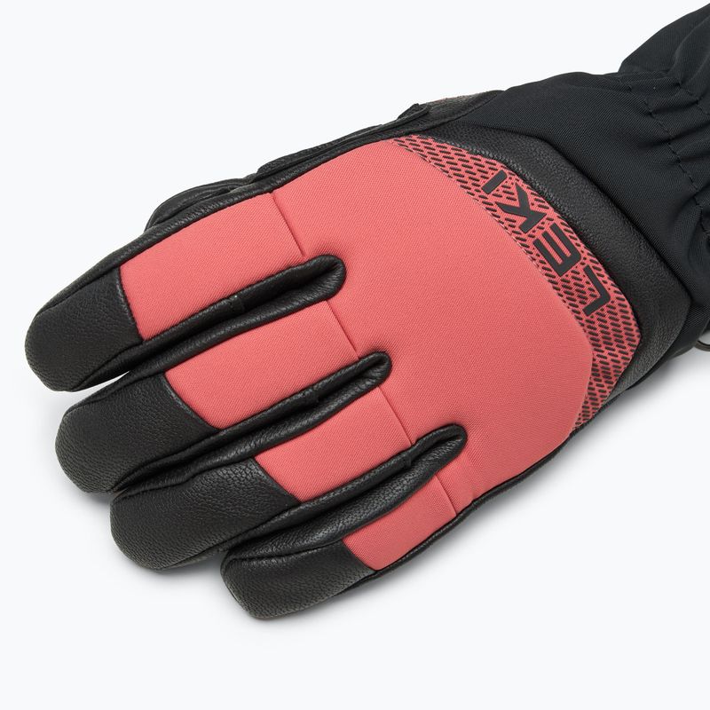 Dámske lyžiarske rukavice LEKI Griffin Base 3D black/rose 4