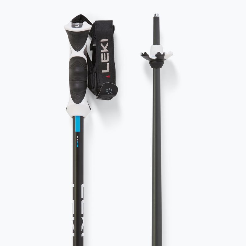 Lyžiarske palice LEKI Bold Lite S dark anthracite/black/bright blue 3