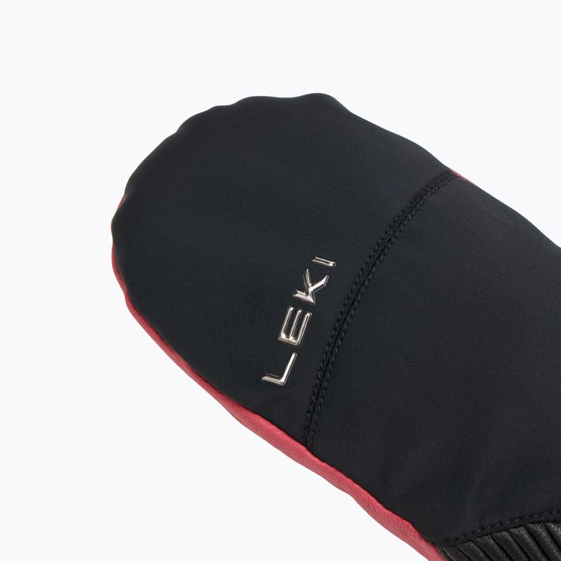 Dámske lyžiarske rukavice LEKI Vallarta 3D Mitt black/ rose 4
